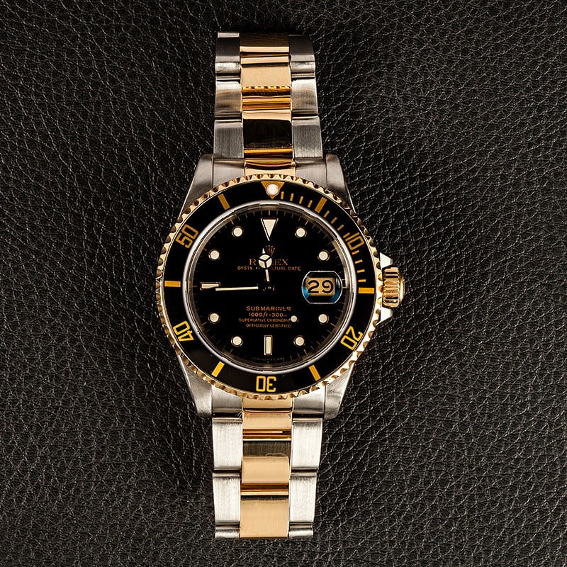 Rolex Submariner 16613 Two Tone Men's Diving Watch