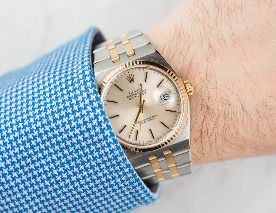 Rolex Datejust OysterQuartz 17013 Two Tone