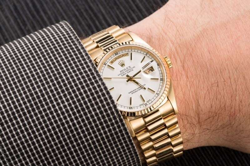 Rolex President Day-Date 18238 Certified Pre-Owned