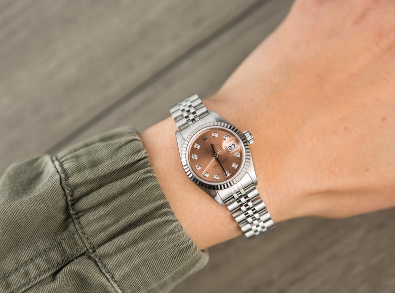 Ladies Rolex Datejust 69174 Diamond