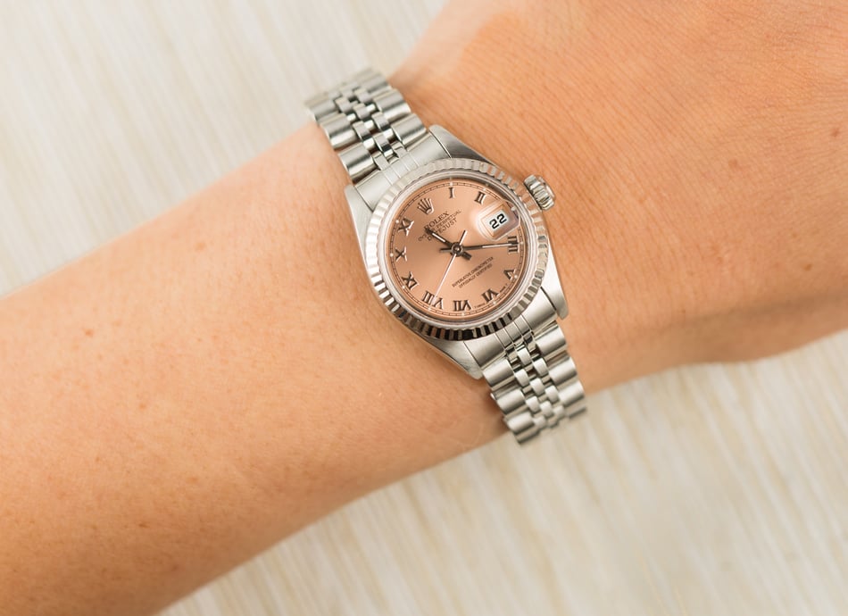 Ladies Rolex Datejust 69174 Pink