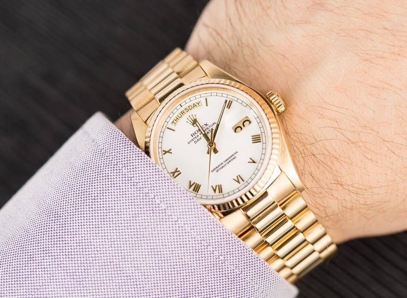 Rolex day date deals roman numerals