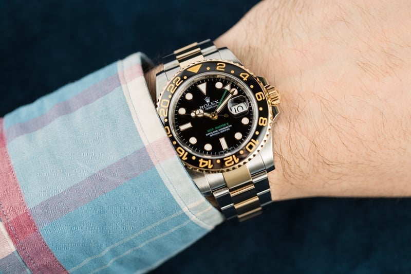 Rolex GMT-Master II 116713 Two Tone 100% Authentic