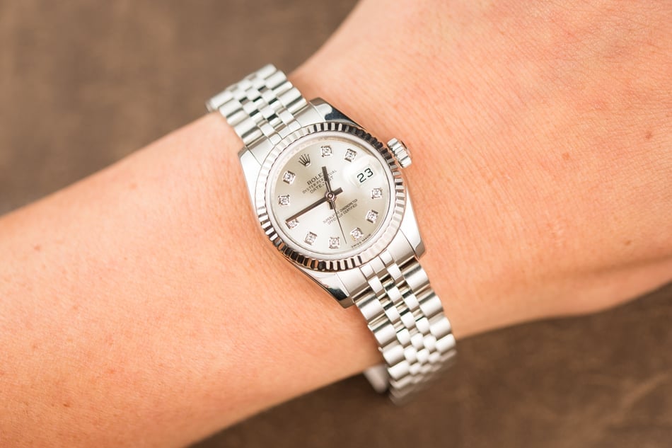 Rolex Ladies Datejust 179174 Diamonds