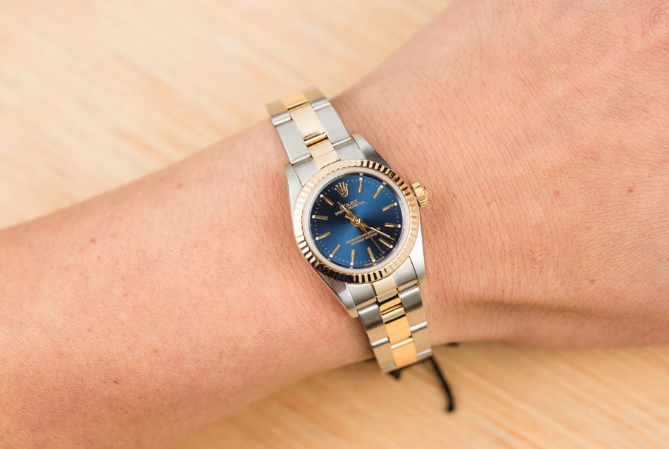 Ladies Rolex Oyster Perpetual 76193 Blue