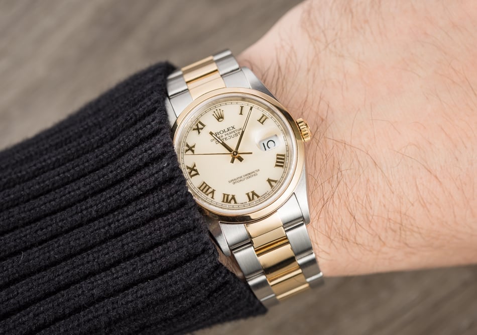 Rolex Datejust 16203 Ivory Dial