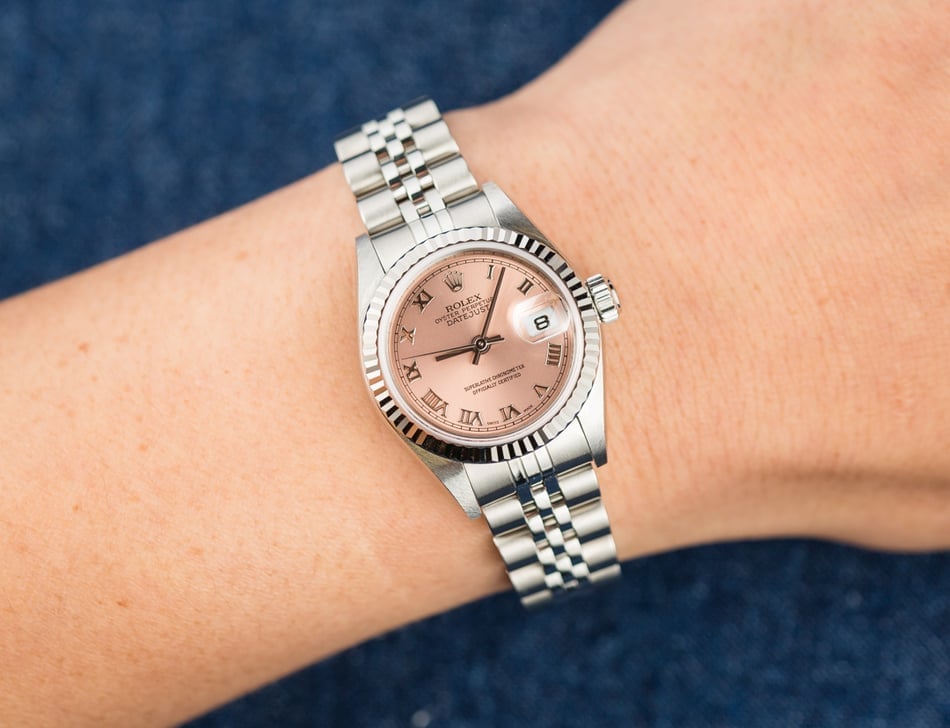 Ladies Rolex Datejust 79174 Pink Dial