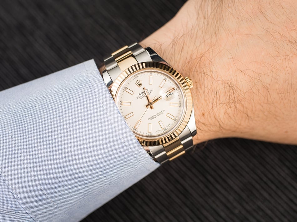 Rolex Datejust 41MM Ivory Index Dial