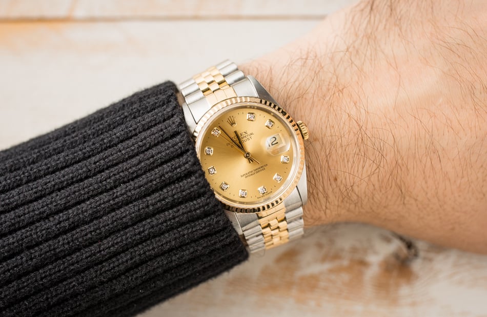 Rolex Diamond Dial Datejust 16233