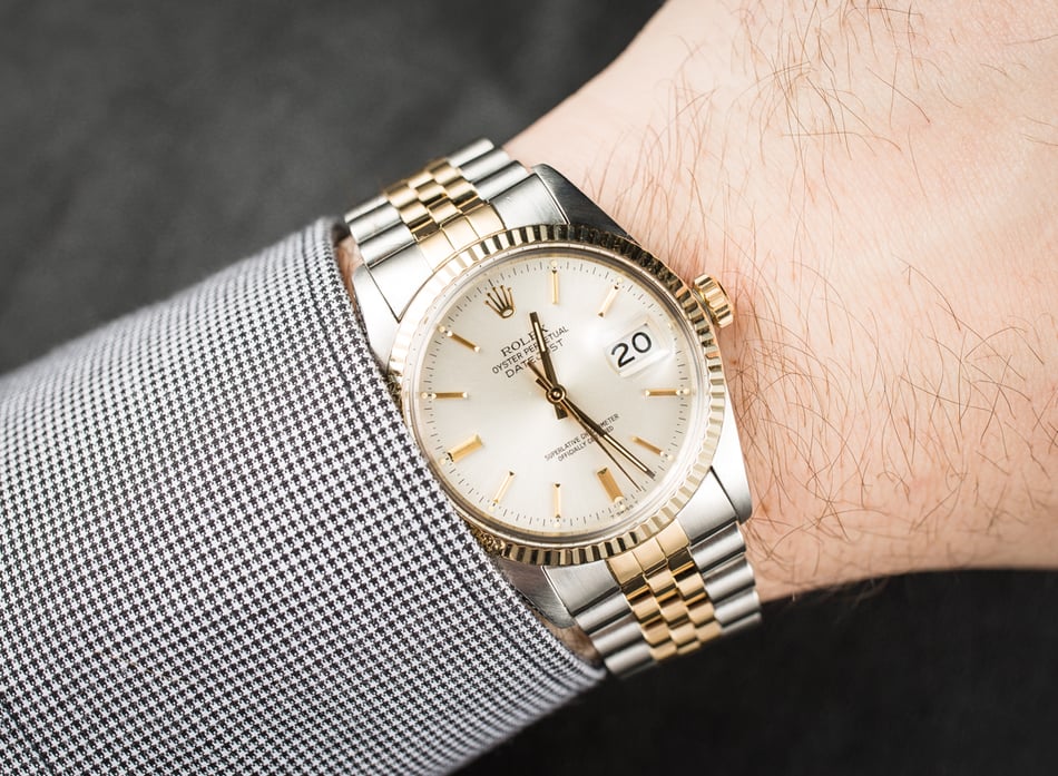 Rolex Datejust 16013 Silver Index Dial