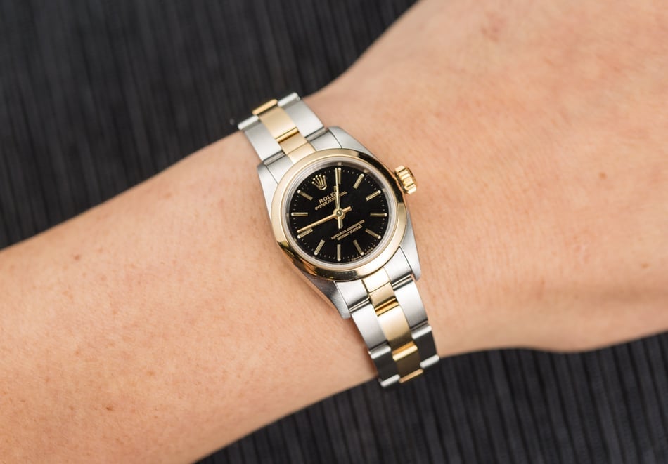 Rolex Lady Oyster Perpetual 67183 Smooth Bezel