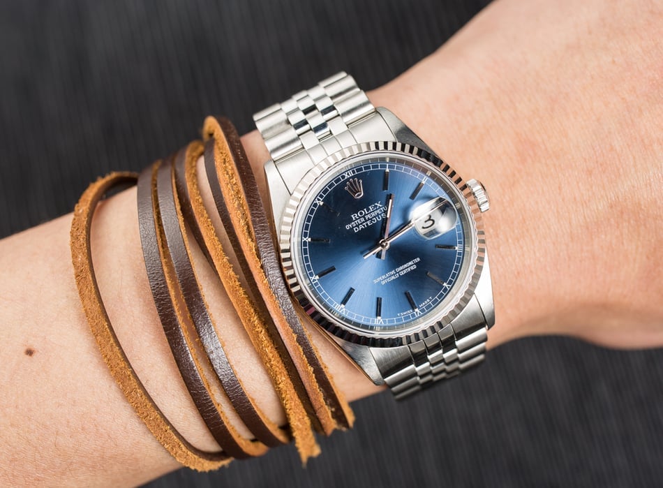 Rolex Datejust 16234 Blue Index