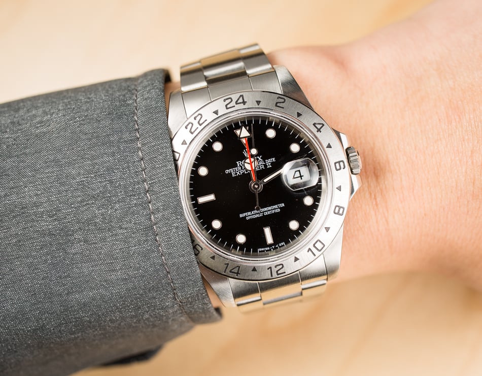 Rolex Explorer II Steel 16570 Black