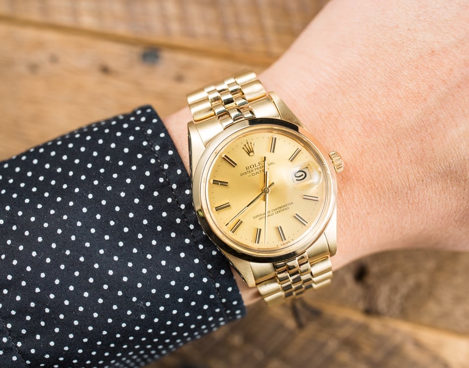 Rolex Yellow Gold Date 15007