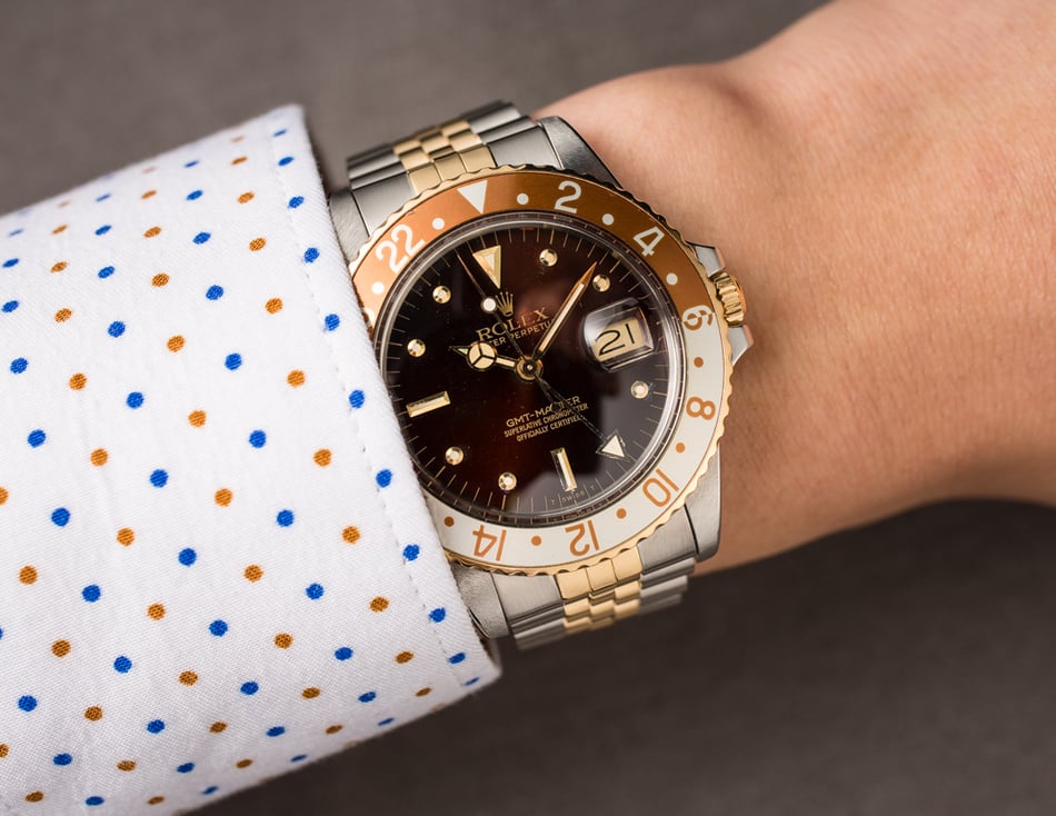 Rolex Root Beer GMT-Master 16753 Jubilee