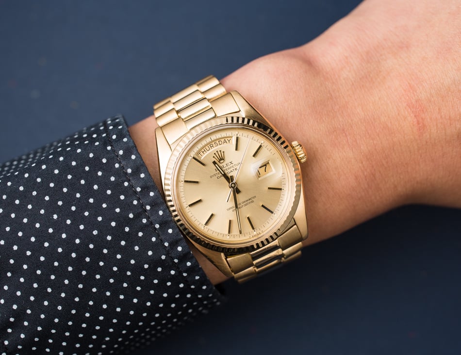 Rolex Presidential 1803 Vintage Gold Day-Date