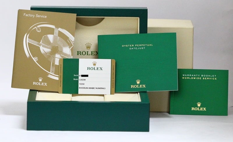 Rolex Datejust 116334 Arabic Hour Markers