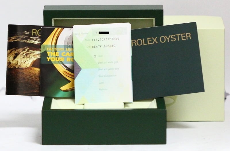 Men's Rolex Explorer 114270 Steel Oyster Band