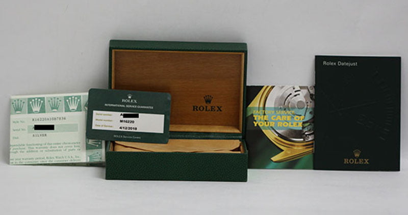 PreOwned Rolex Datejust 16220