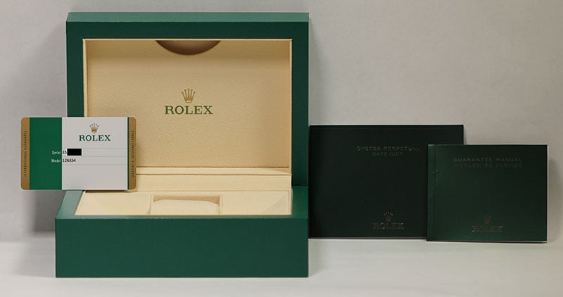 Unworn Rolex Datejust II Ref 126334 Slate Roman Dial
