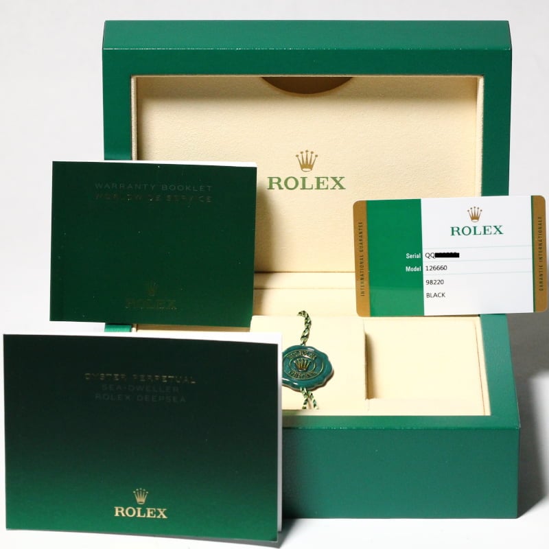 Unworn Rolex DeepSea 126660 Ceramic Bezel