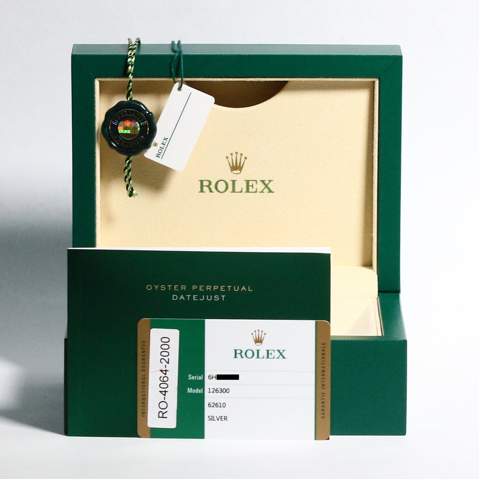 Rolex Datejust 126300 Stainless Steel Jubilee Bracelet