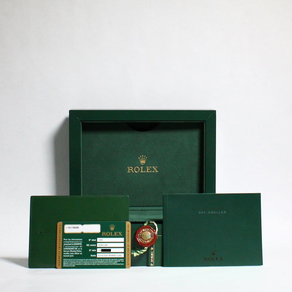 Rolex Sky-Dweller 326139 Black Arabic Dial