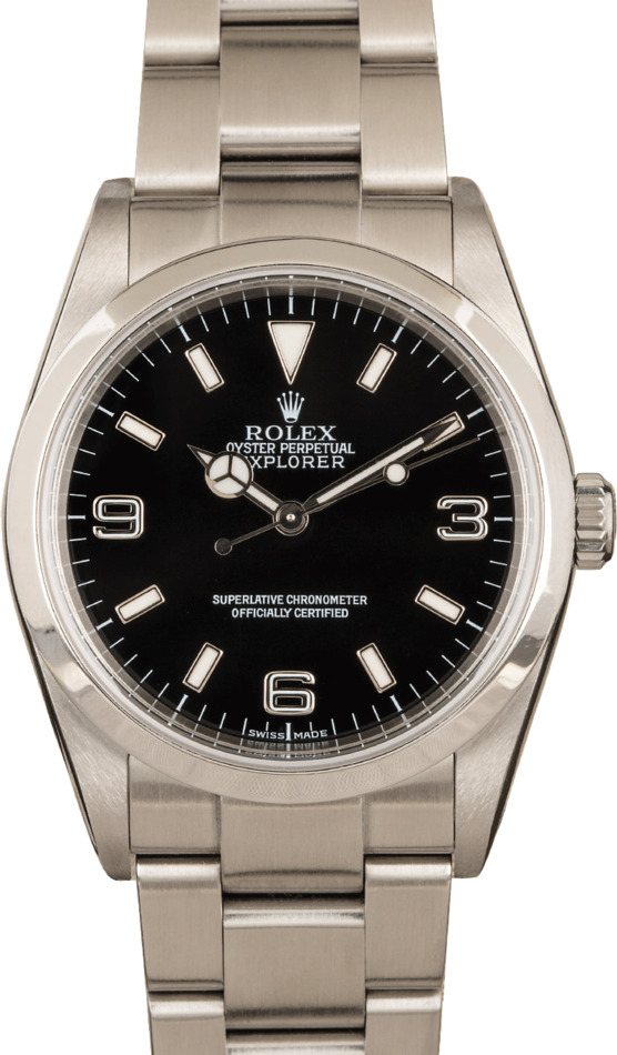 Buy Used Rolex Explorer 114270 Bob s Watches Sku 148180