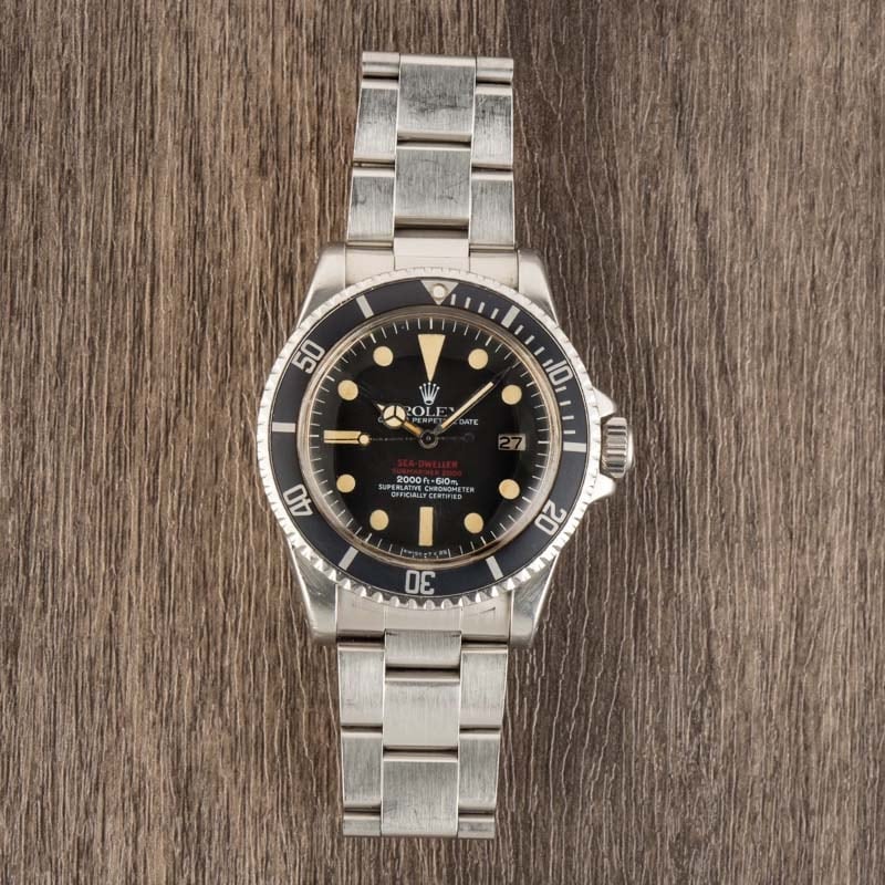 Vintage Rolex Sea-Dweller 1665 Double Red Sea-Dweller