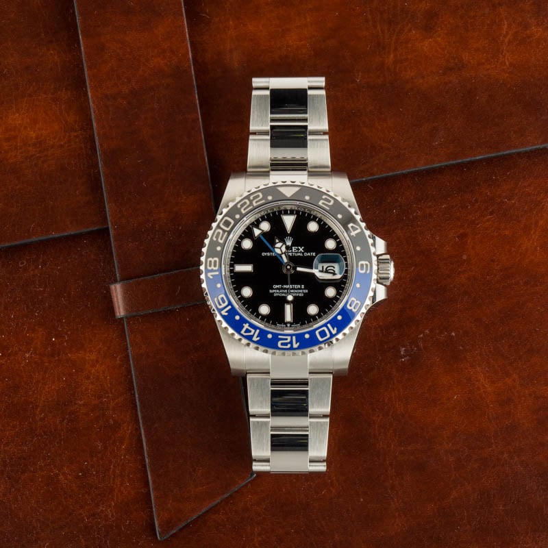 Pre-owned Rolex GMT-Master II Ref 126710 Batman