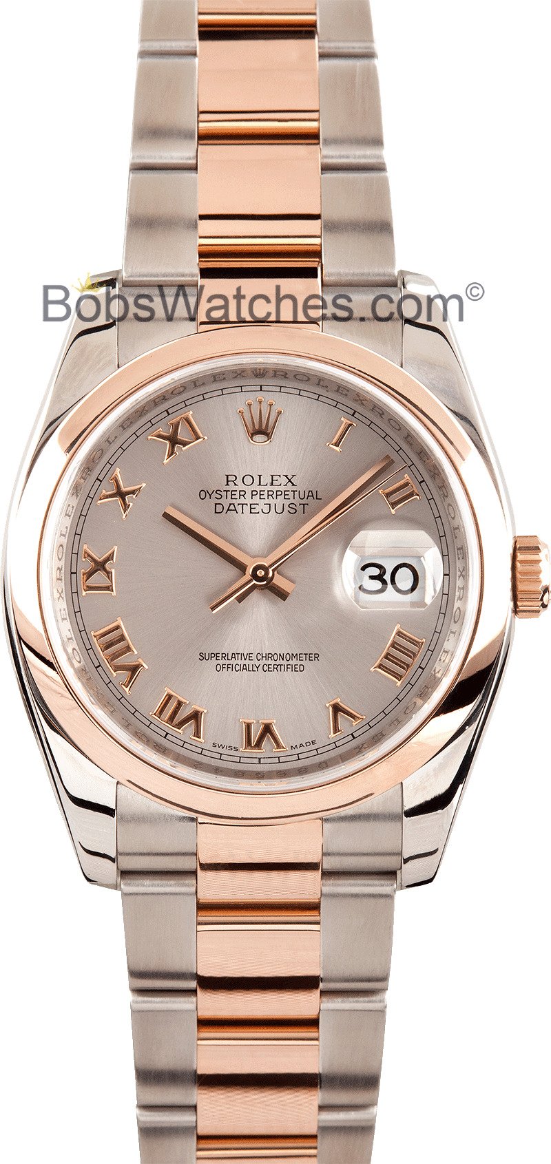 rolex rose gold two tone