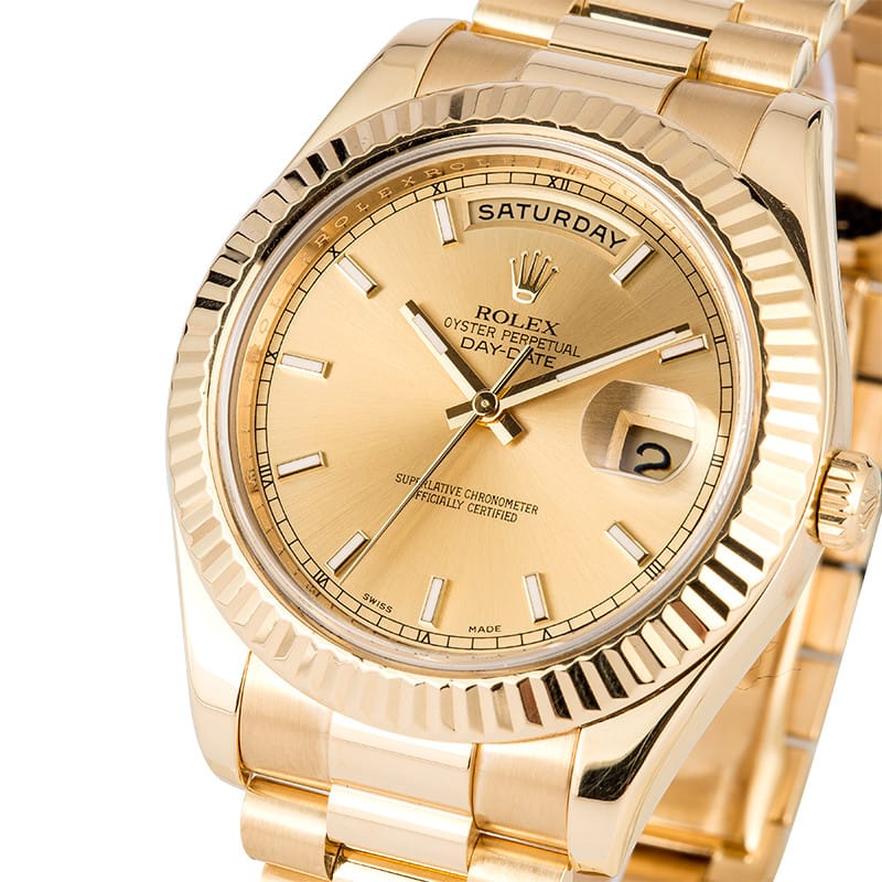pre owned rolex president 41mm