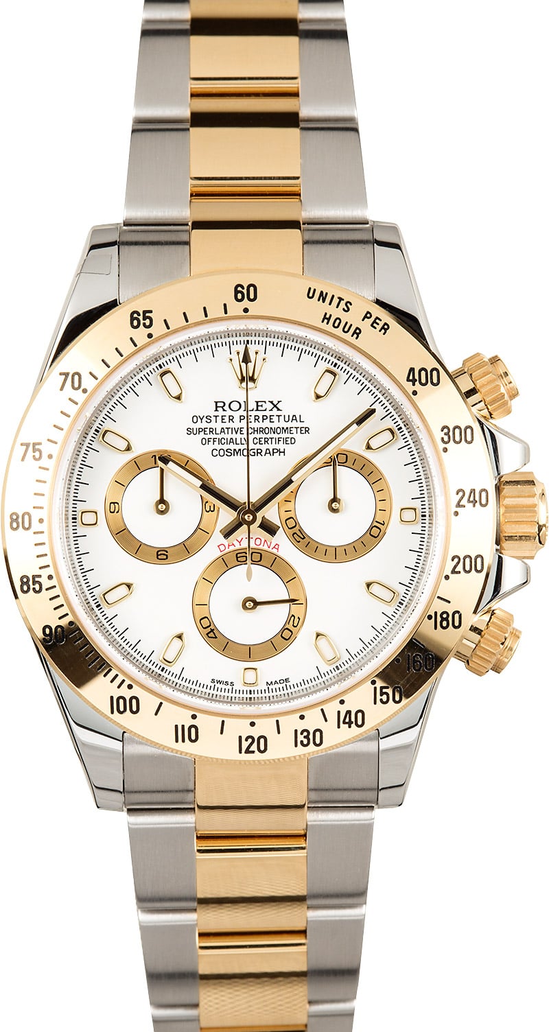 Used Rolex Daytona Two Tone 116523 - Save At Bob's Watches