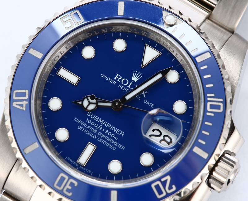 Rolex Submariner Anniversary White Gold 116619