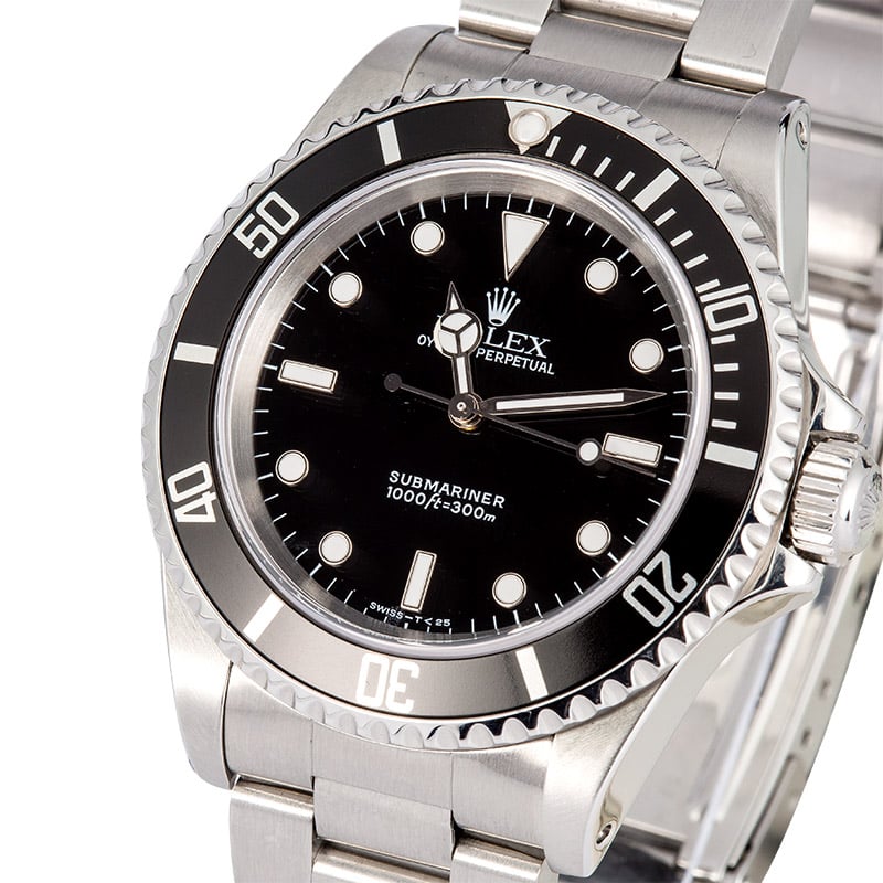 Rolex No Date Sub 14060 100 Authentic