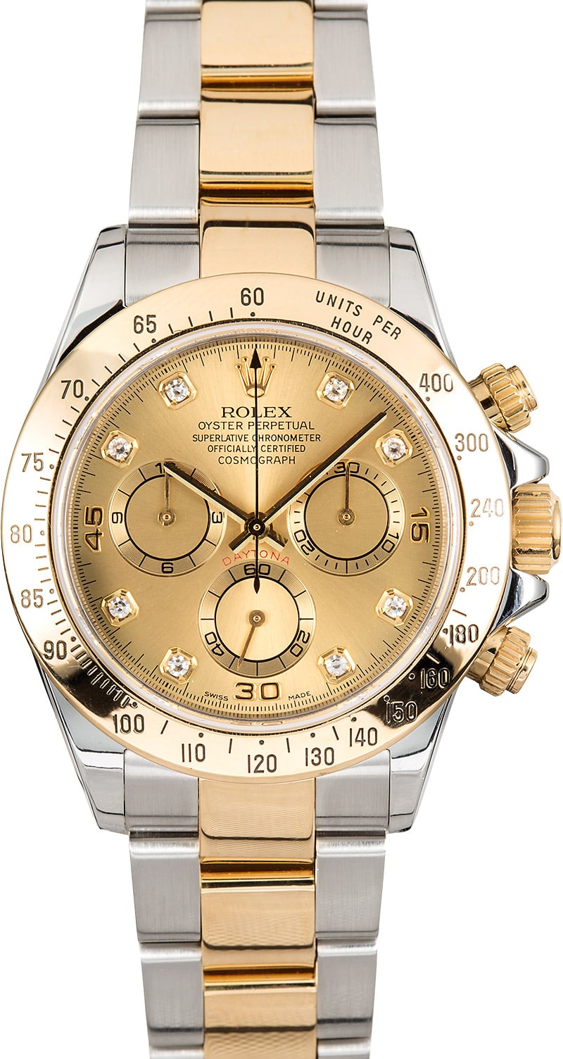 rolex daytona gold two tone