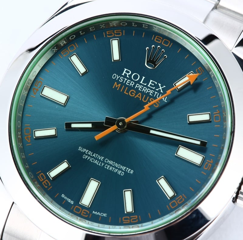 Rolex Milgauss Blue Dial 116400gv