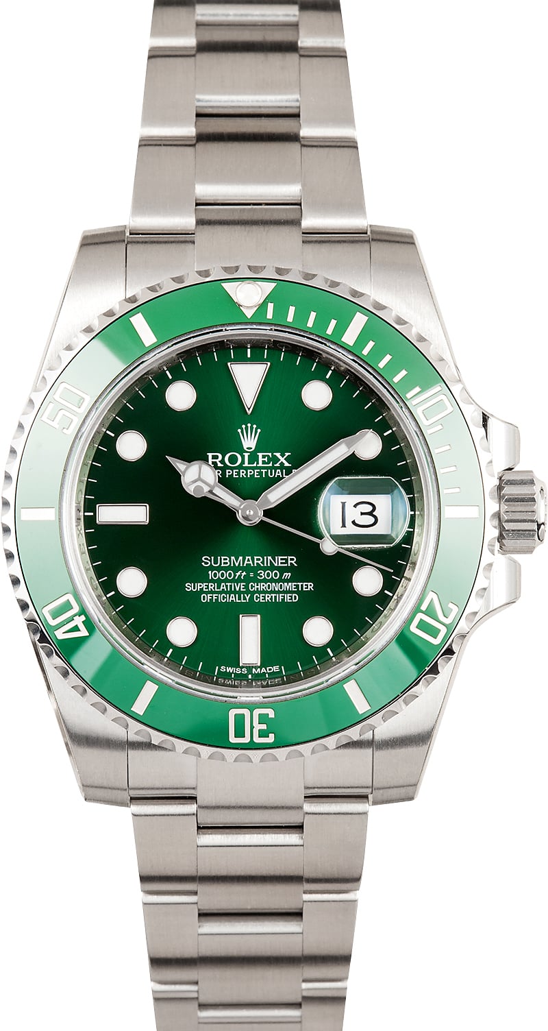 Rolex Submariner Ceramic 116610V 'Hulk' | Bob's Watches ...