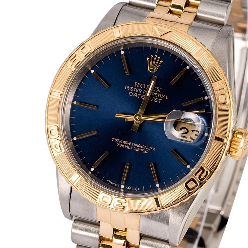 rolex thunderbird blue dial