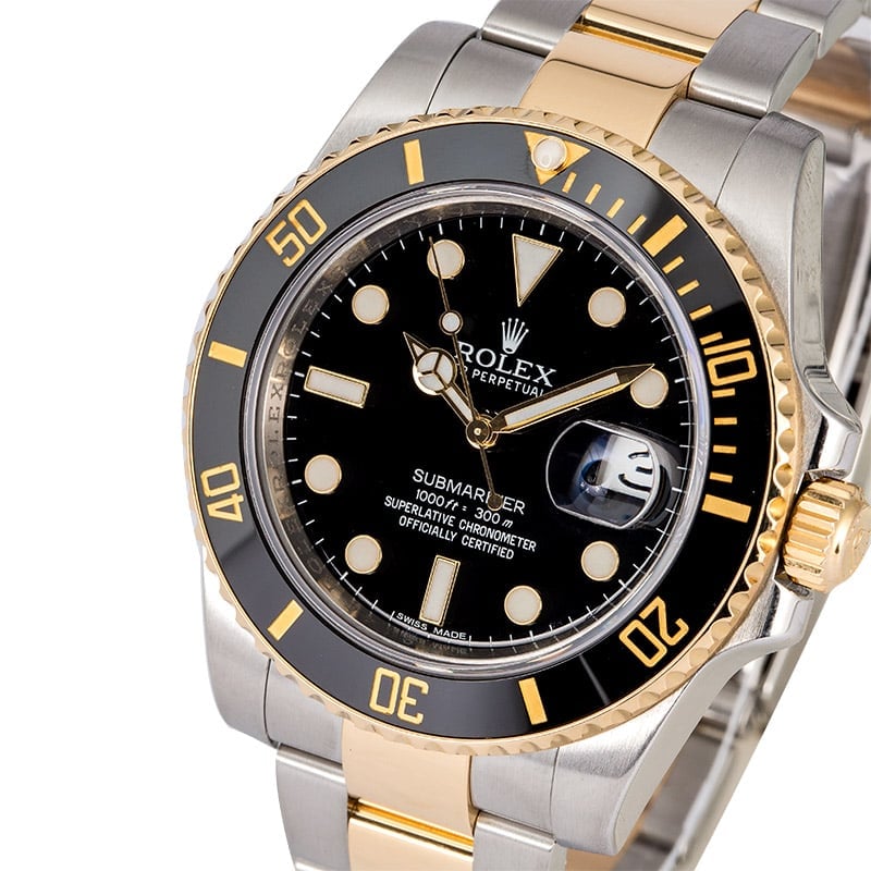 rolex submariner two tone ceramic