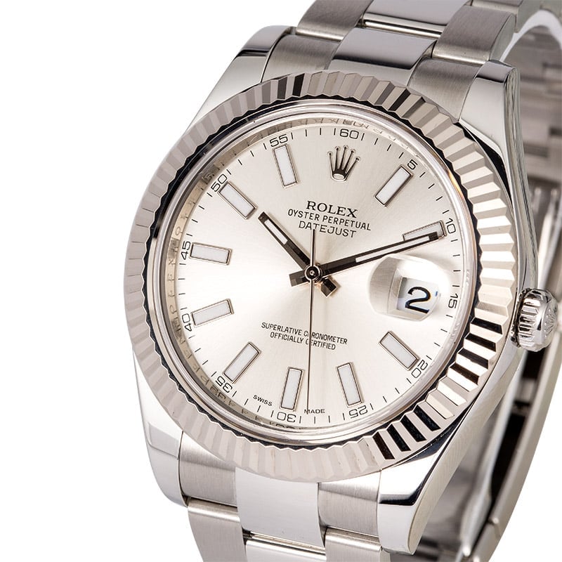 Rolex Datejust 116334 Silver Dial