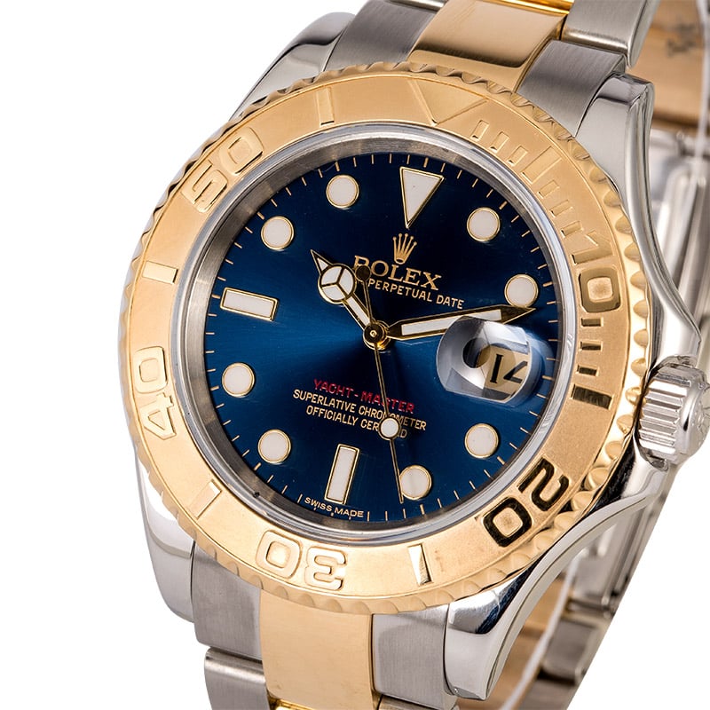 rolex yacht master blue price