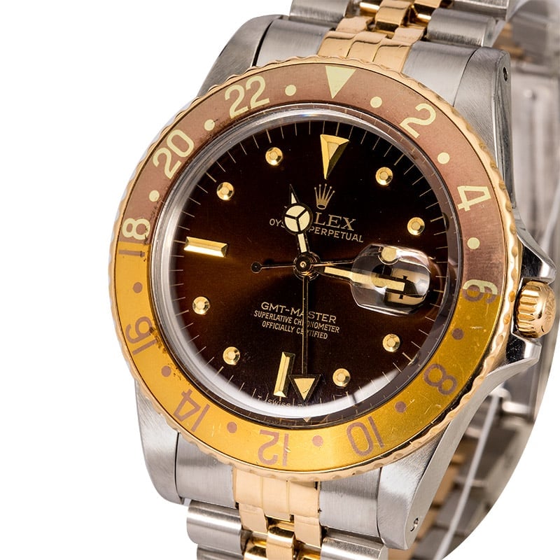 Rolex GMT-Master 16753 'Root Beer' Bezel Insert