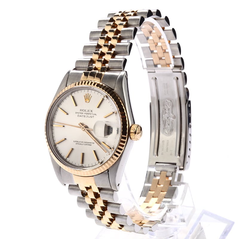 vintage rolex oyster perpetual datejust 18k tritium