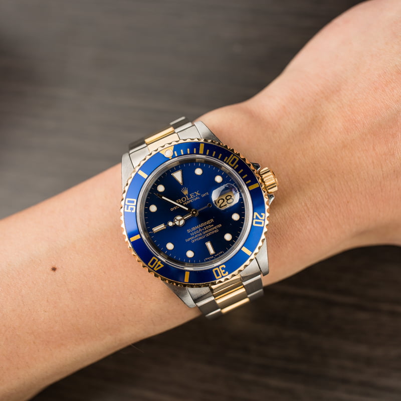 rolex submariner blue used