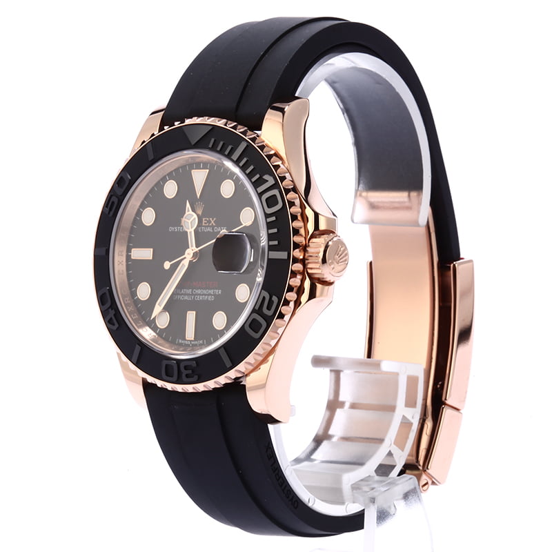 Rolex Yachtmaster Rose Gold 116655 - Save on 100% Authentic Rolex at Bobs