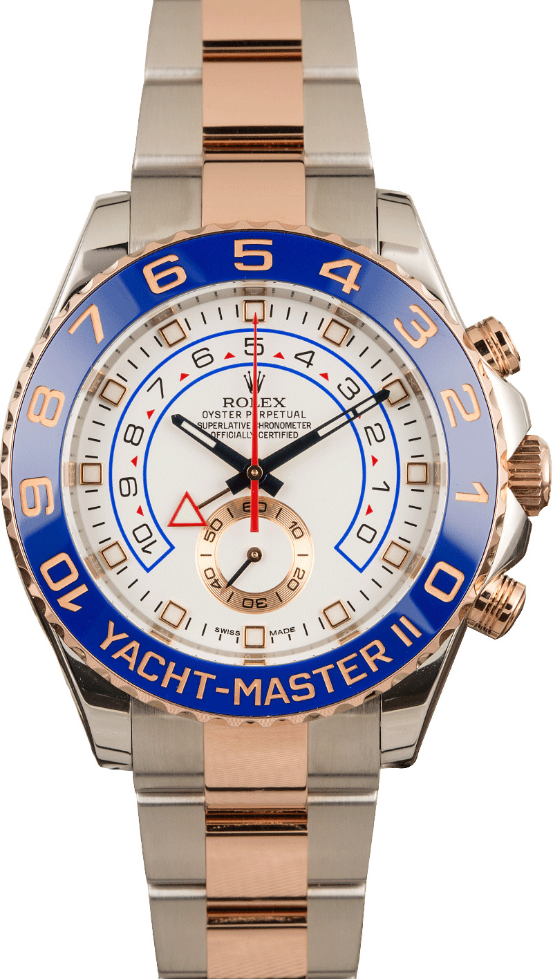 Buy Used Rolex Yachtmaster II 116681WASO | Bob's Watches - Sku: 128711