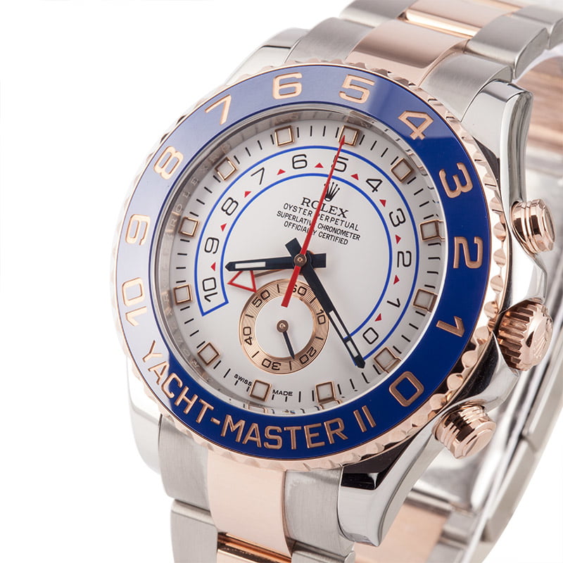 rolex yacht master 2 rose gold oysterflex