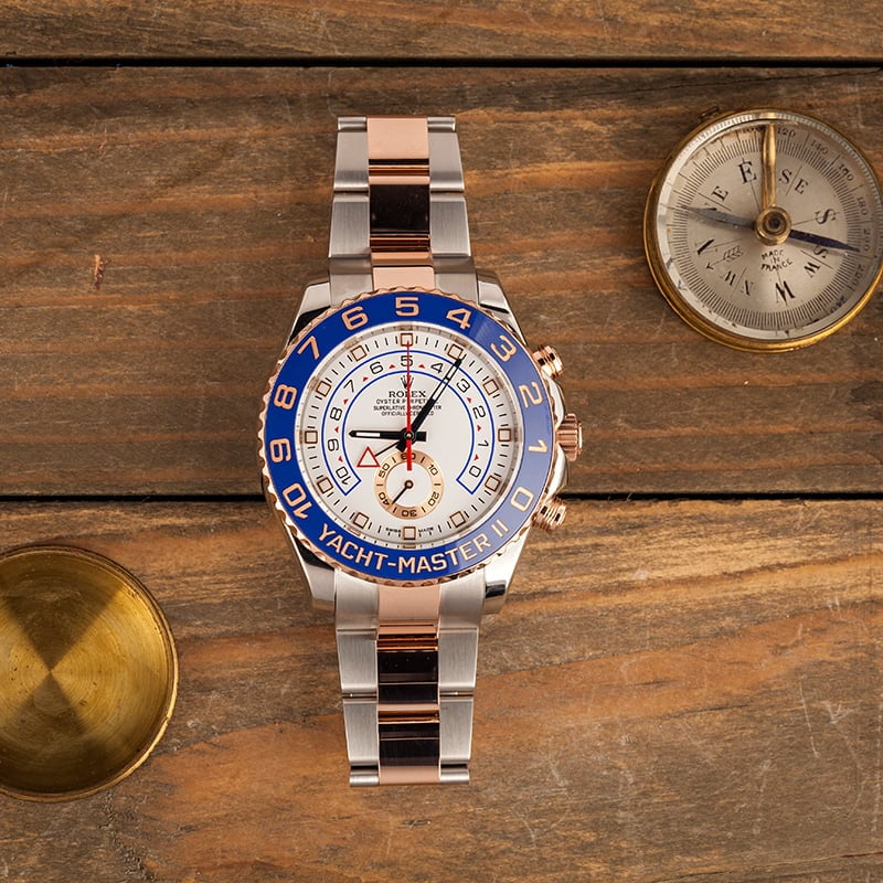 Buy Used Rolex Yacht-Master II 116681 | Bob's Watches - Sku: 128711 xx