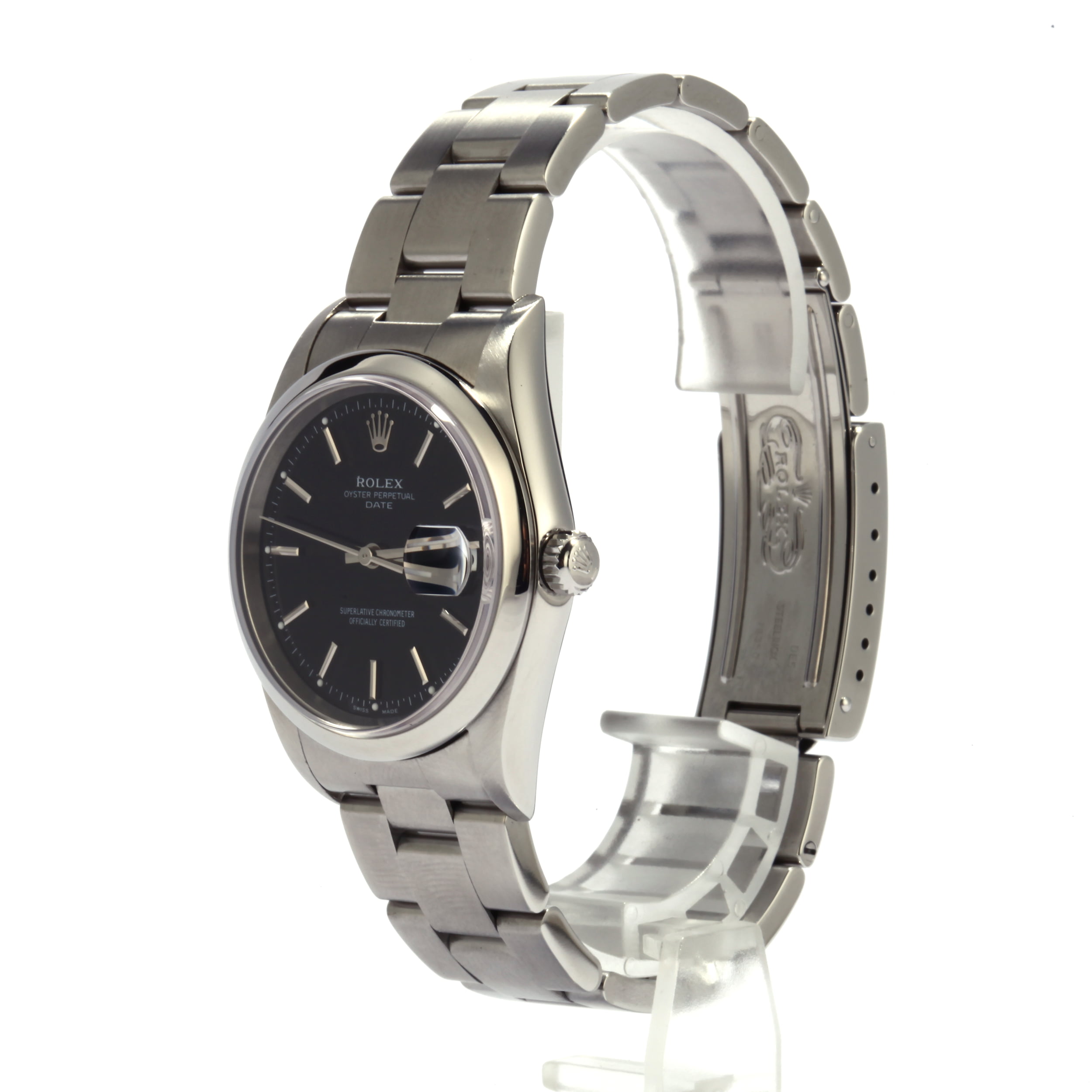 Pre-Owned Rolex Date 15200 Black Dial T